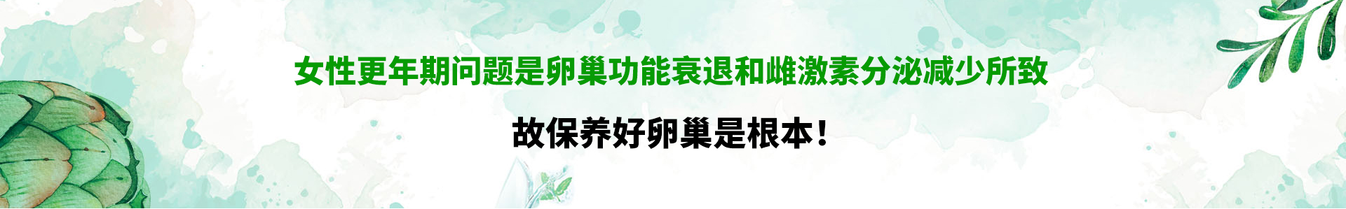 更年期問題是卵巢功能衰退和雌激素分泌減少所致